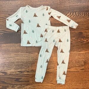 Kyte Baby LS toddler PJs in Trail (2T) 🐻🌲
